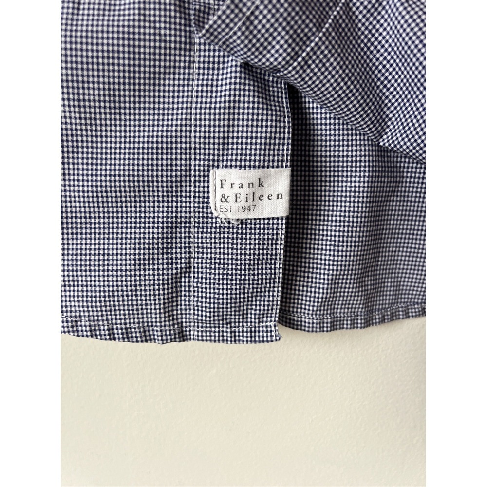 Frank & Eileen Women's Gingham Plaid BARRY Button Up Shirt Size XS Cotton - Picture 5 of 7